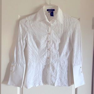 Etcetera white blouse